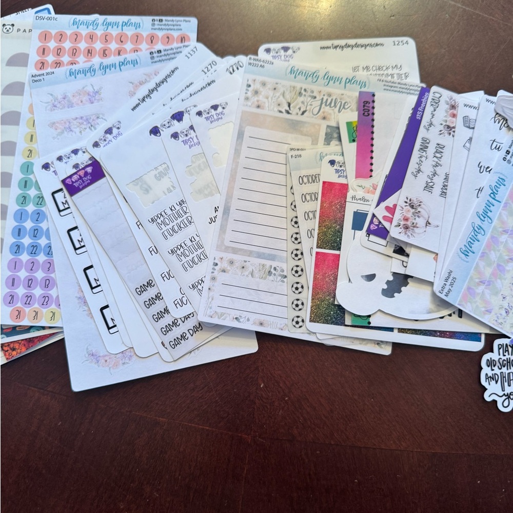 Assorted Planner Sticker Bags, Junk Journal, Scrapbooking Stickers - Picture 3 of 5